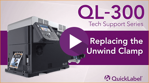 QL-300 Tech Support Series: Replacing the Unwind Clamp