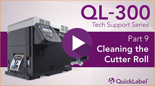 QL-300 Tech Support Series: Cleaning the Cutter Roller