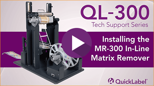 QL-300 Tech Support Series: Installing the MR-300 In-Line Matrix Remover