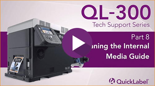 QL-300 Tech Support Series: Cleaning the Internal Media Guide