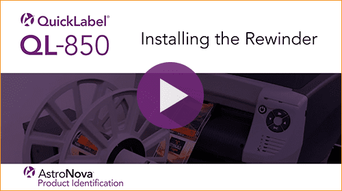 QL-850 Tech Support Series: Installing the Rewinder