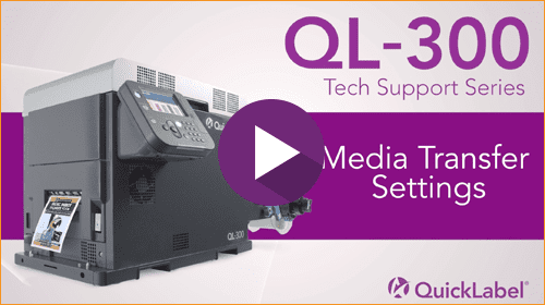 QL-300 Tech Support Series: Media Transfer Settings
