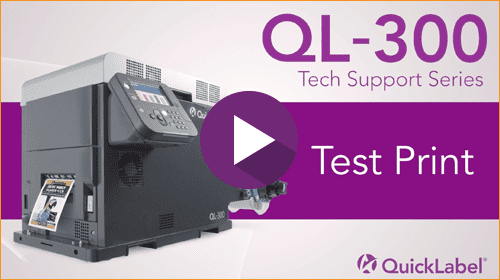 QL-300 Tech Support Series: Test Print
