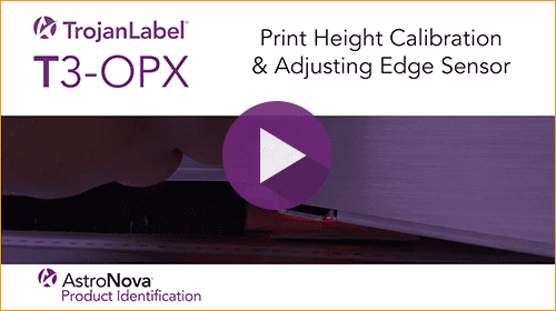 T3-OPX Tech Support Series: Print Height Calibration and Adjusting Edge Sensor