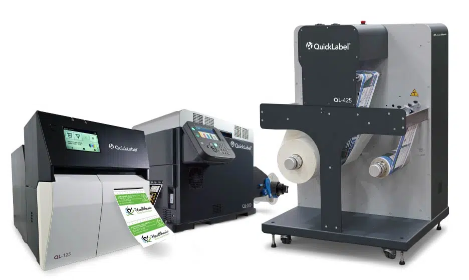 Digital label printers and presses