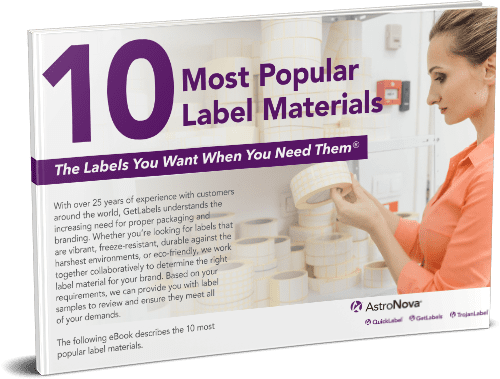 Die 10 beliebtesten Etikettenmaterialien