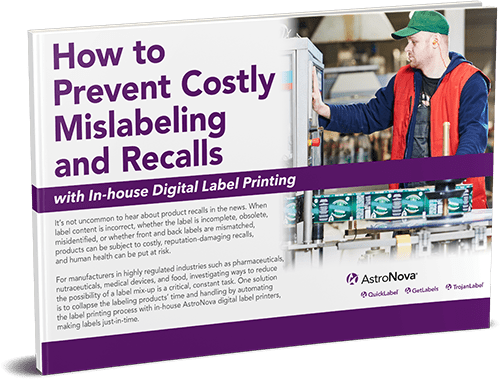 Wie Sie kostspielige Fehletikettierungen und Rückrufe mit eigenem digitalen Etikettendruck verhindern können