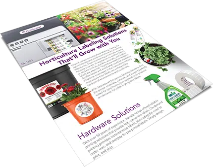 Horticulture Labeling Solutions That’ll Grow with You