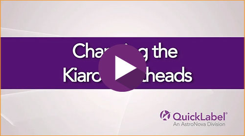 Replacing a Set of Printheads in Your QL-120/Kiaro! Printer