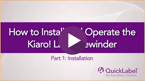 How to Install & Operate the Kiaro! Label Rewinder