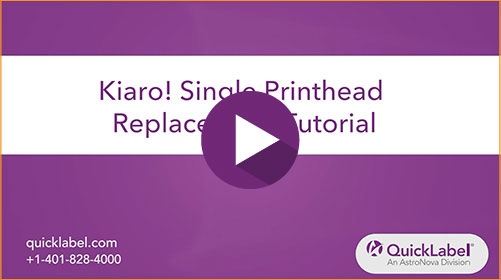 How to Replace a Single Printhead in Your QL-120/Kiaro! Printer