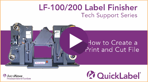 LF-100/200 Finishing System – How to Create a Print and Cut File