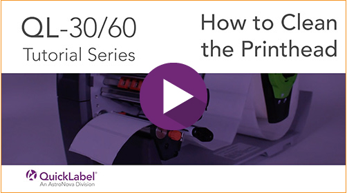 QL-30/QL-60 Tech Support Series: How to Clean the Printhead