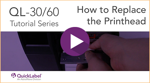 QL-30/QL-60 Tech Support Series: How to Replace the Printhead