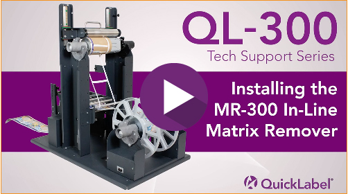 QL-300 Tech Support: Installing the MR-300 In-Line Matrix Remover