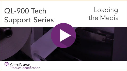 QL-900 Technical Support: Loading the Media