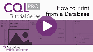 CQL Pro Tutorial Series: How to Print from a Database