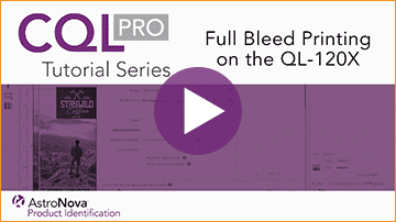 QL-120 Tech Support Series: Full Bleed Printing